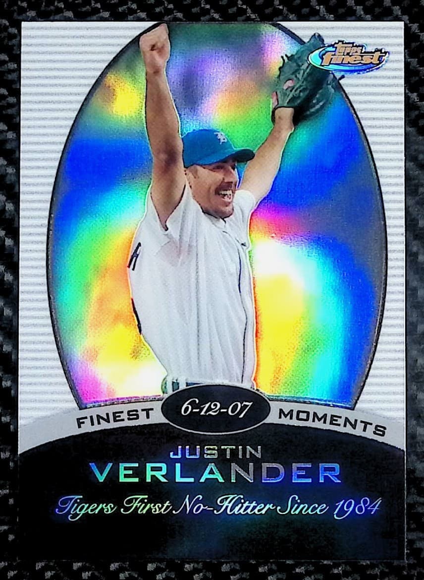 Justin Verlander 2008 Topps Finest 2008 Topps Finest refractor