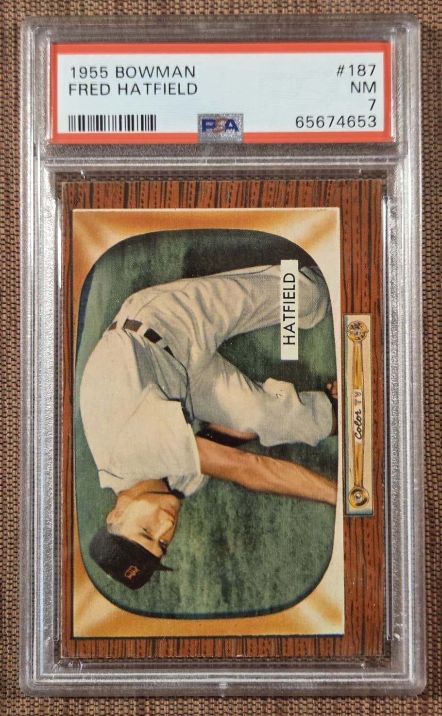 Fred Hatfield 1955 bowman Bowman
