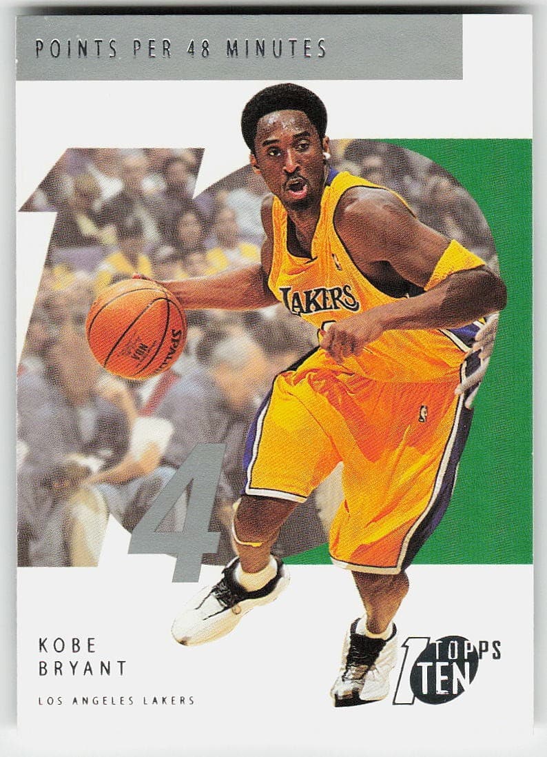 Ten Kobe Bryant 2002 Topps