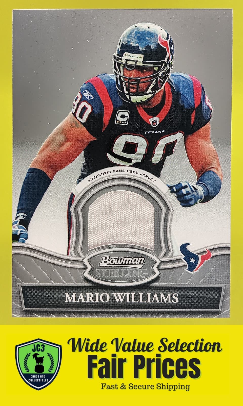 Mario Williams 2010 Bowman Sterling