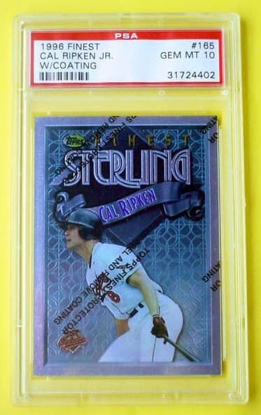 CAL RIPKEN JR Baseball HOF + C 1996 Topps Finest