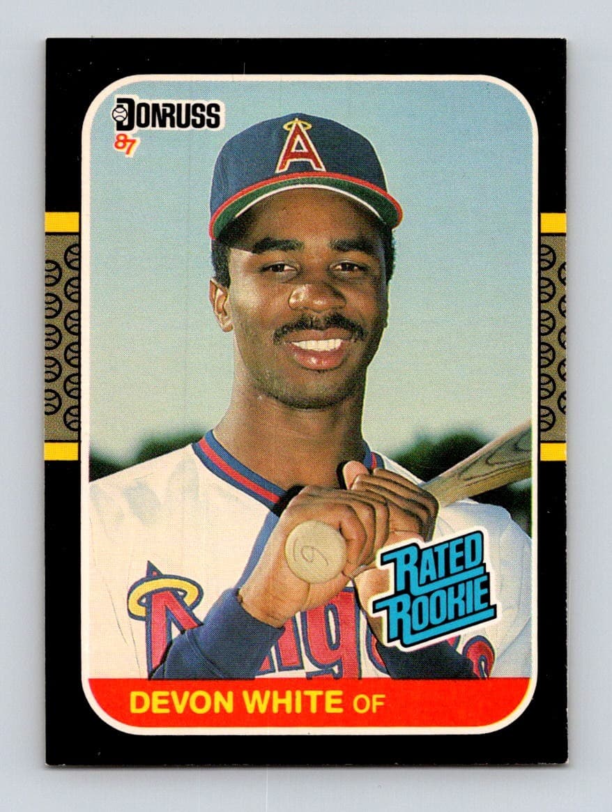Devon White California 1987 Donruss 1987 Donruss