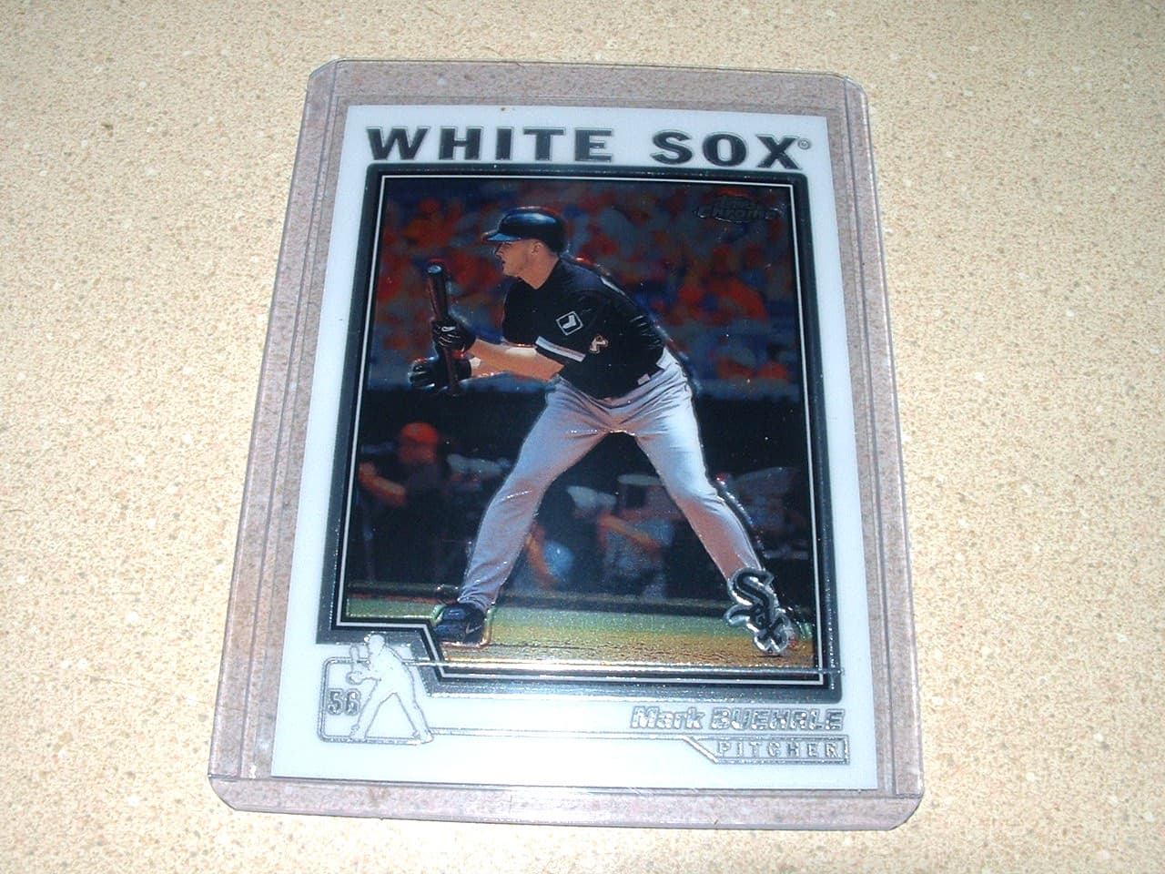 BASEBALL MARK BUEHRLE WHITE SO 2004 Topps Chrome