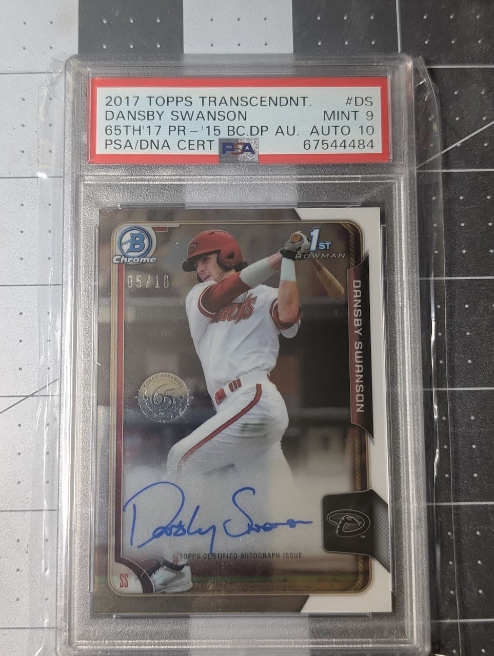 Dansby Swanson 2015 Bowman Chrome 2015 Bowman Chrome