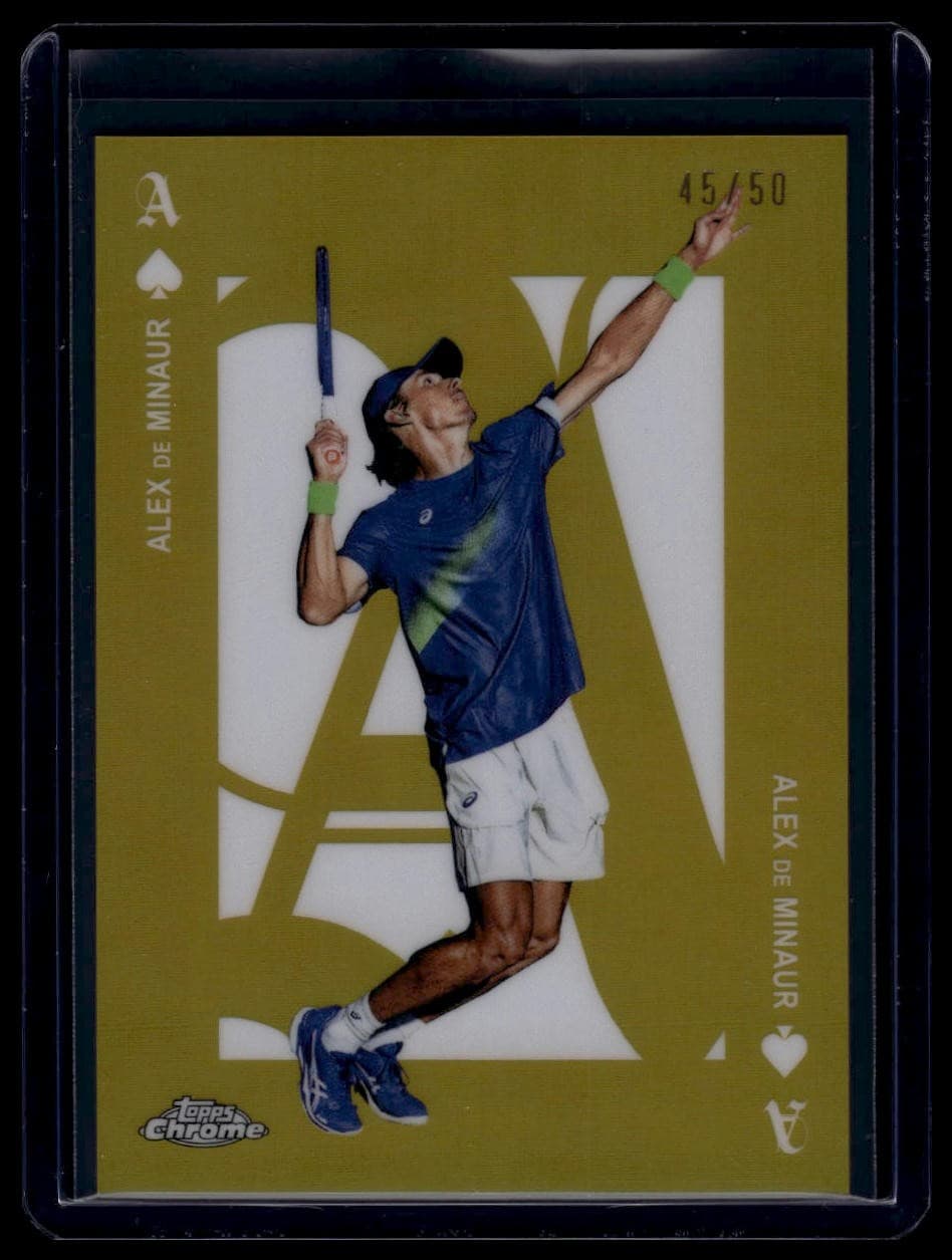 Minaur Aces Gold 2025 Topps Chrome 2025 Topps Chrome gold-refractor