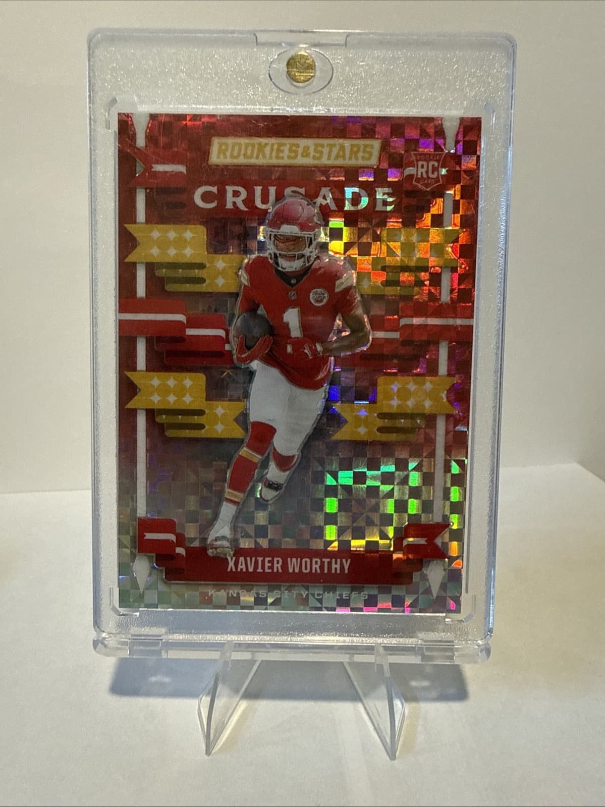 Crusade Xavier Worthy 2024 Panini 2024 Panini red