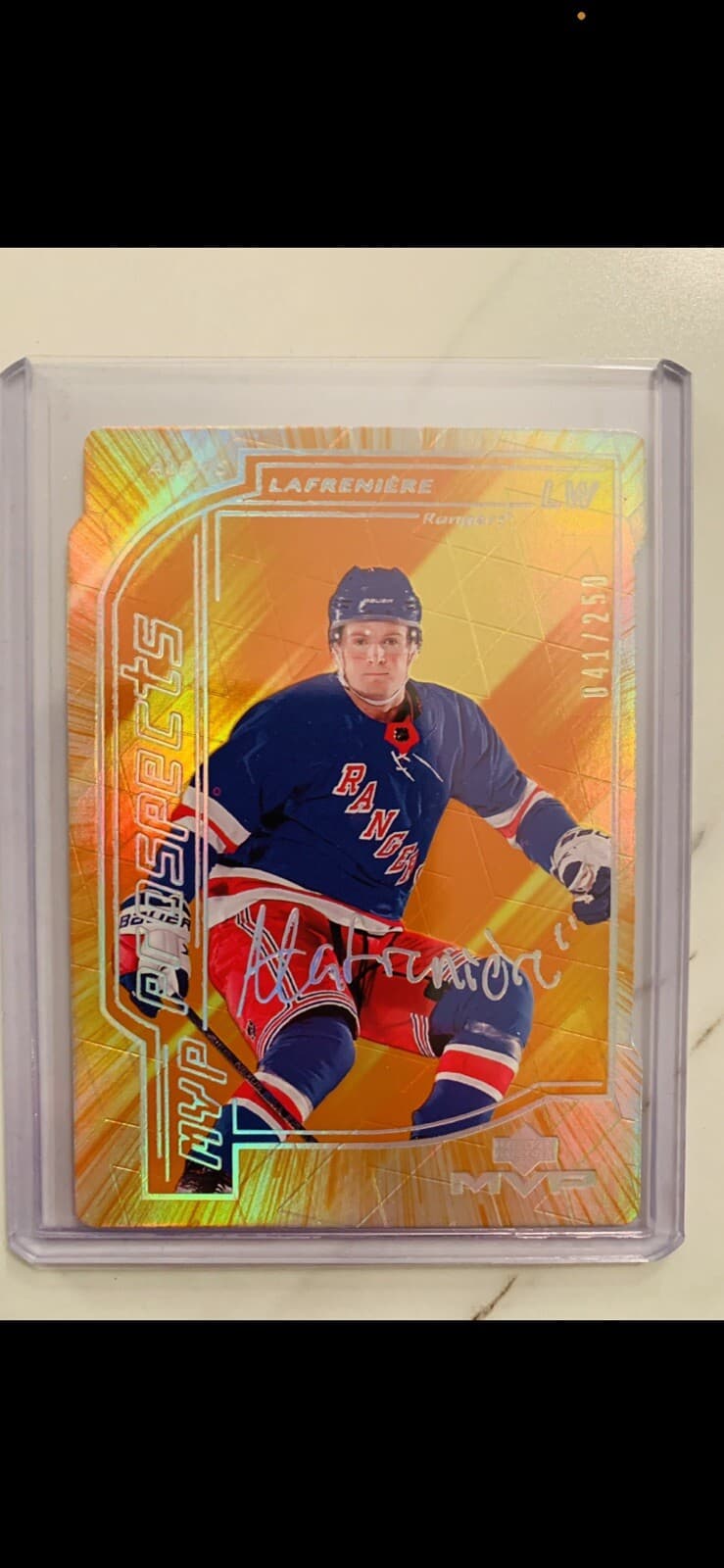 Hockey Alexis Lafreniere 2020 Upper Deck