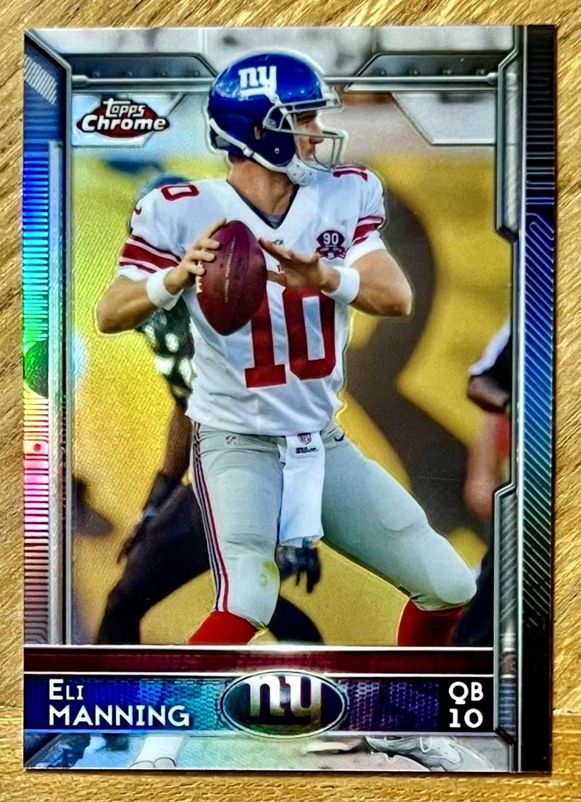 ELI MANNING NEW YORK GIANTS 2015 Topps Chrome