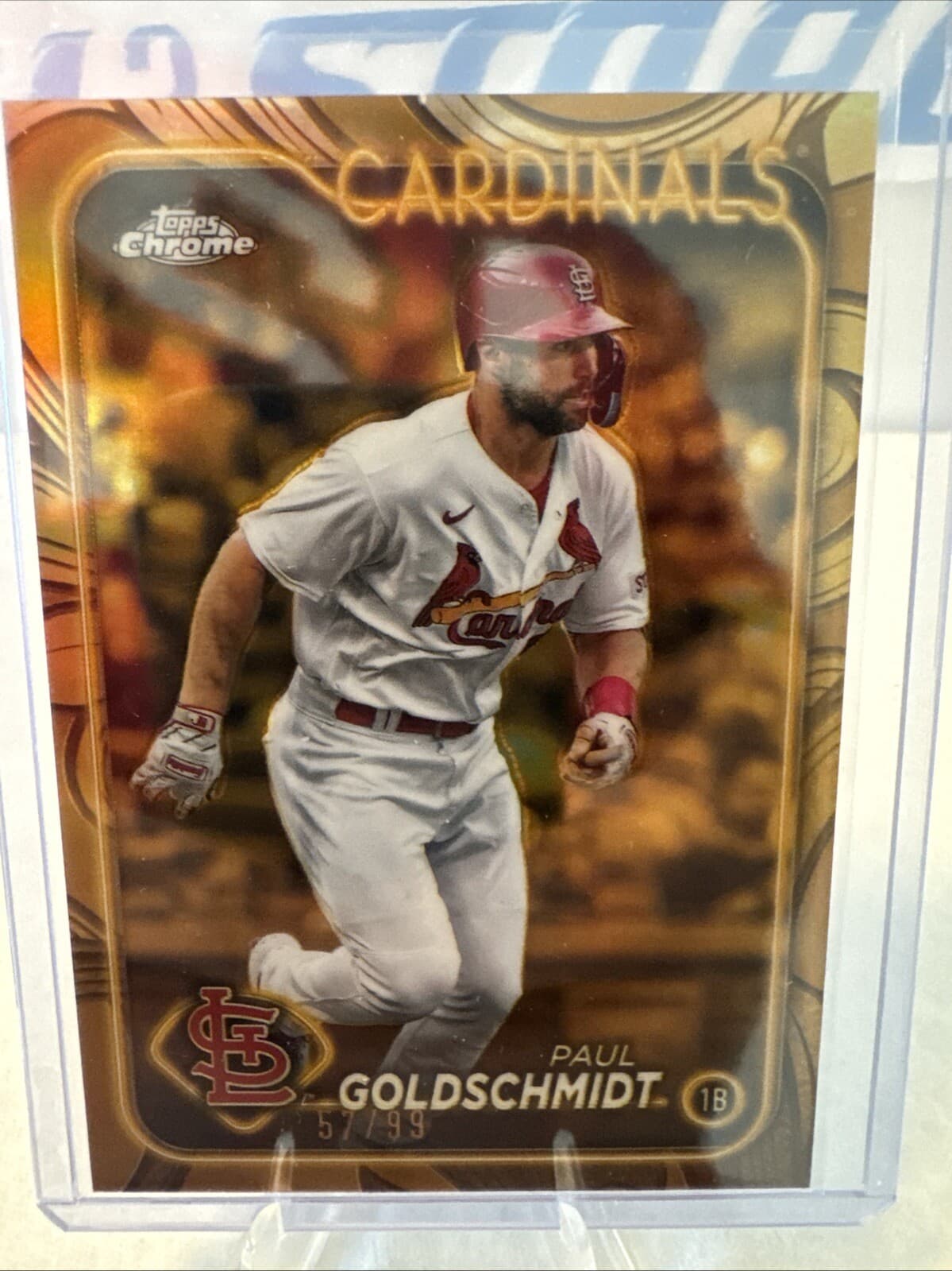 PAUL GOLDSCHMIDT GILDED COLLEC 2024 Topps Chrome
