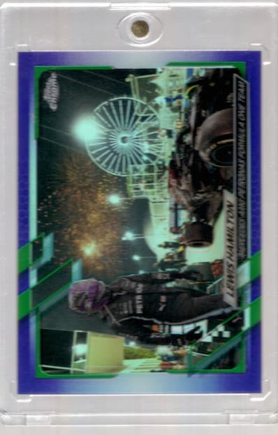Racers Lewis Hamilton 2021 Topps Chrome 2021 Topps Chrome