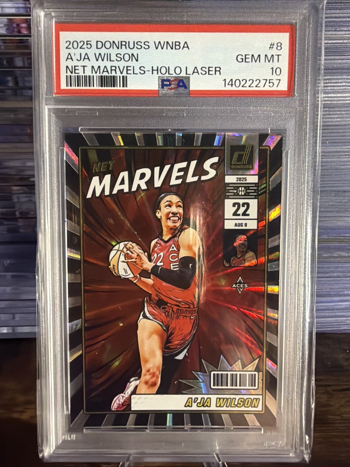 A'ja Wilson 2025 panini Donruss WNBA