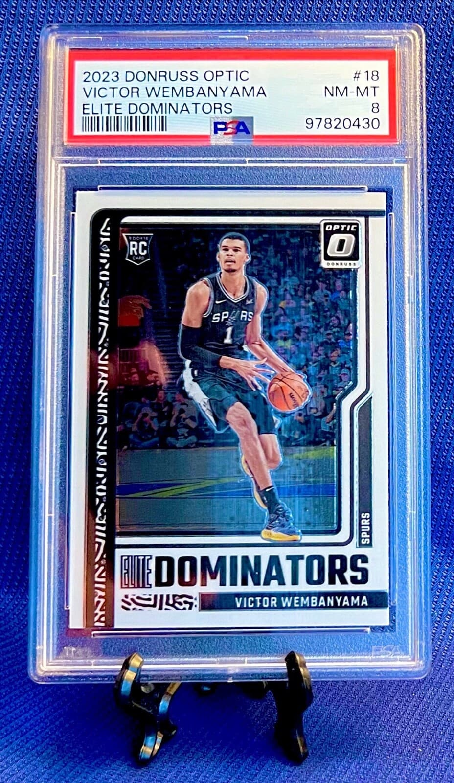 Victor Wembanyama 2023 panini Donruss Optic