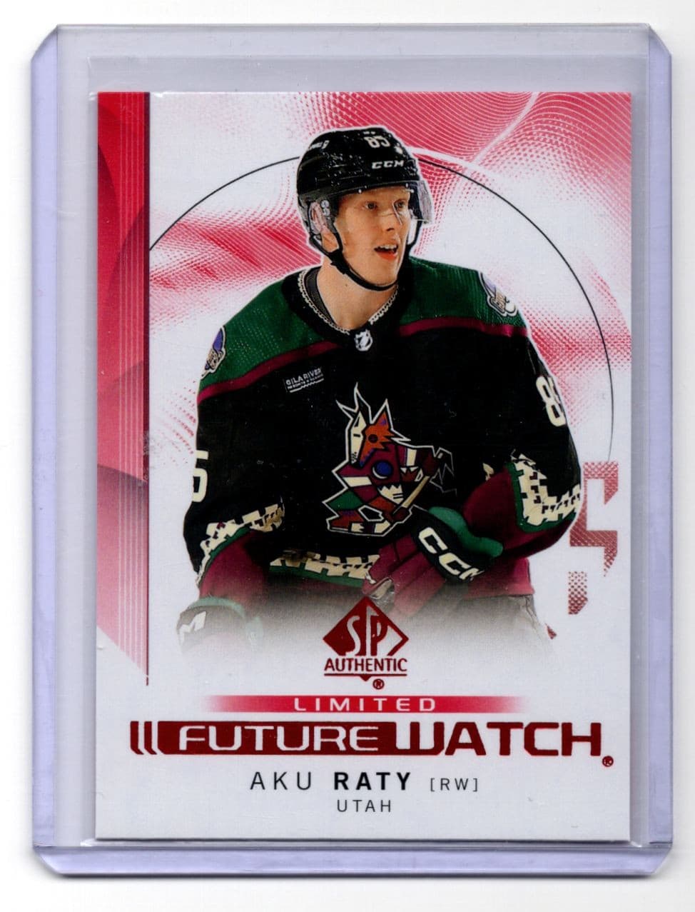 Aku Raty trading card