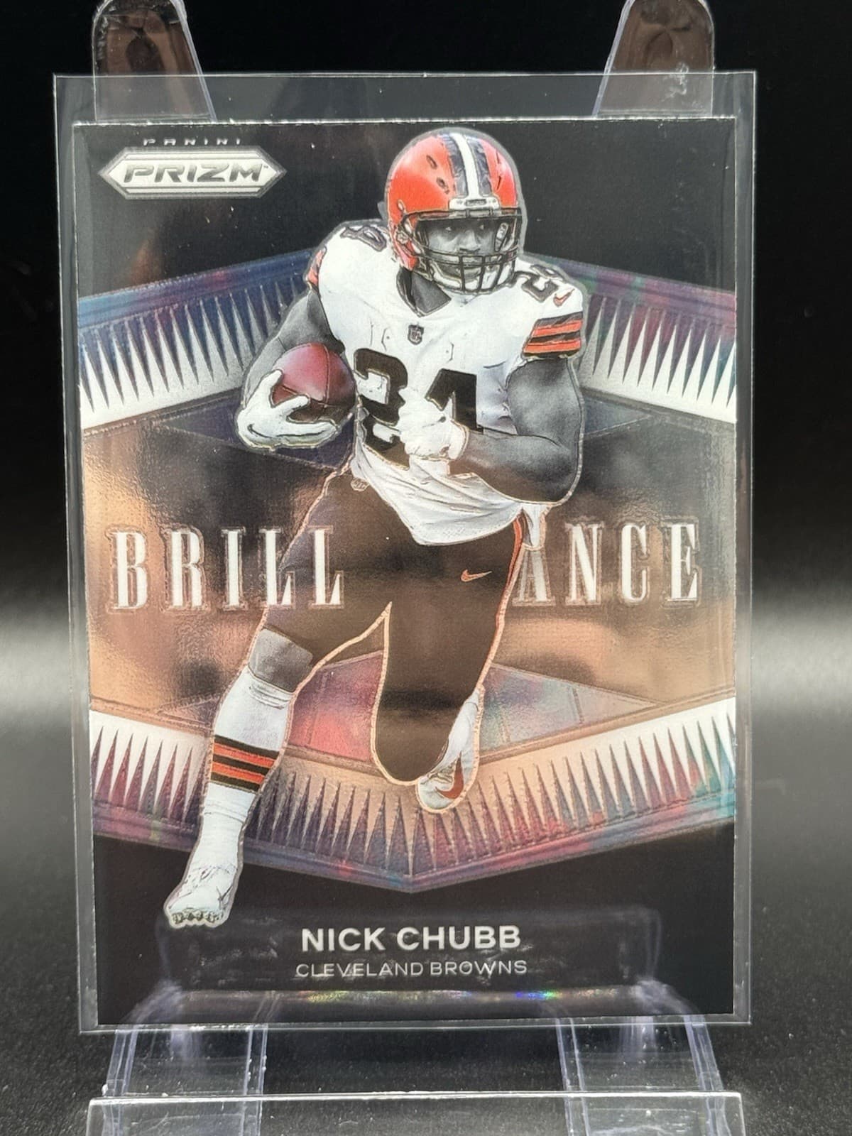 Brilliance Nick Chubb 2021 Panini Prizm 2021 Panini Prizm