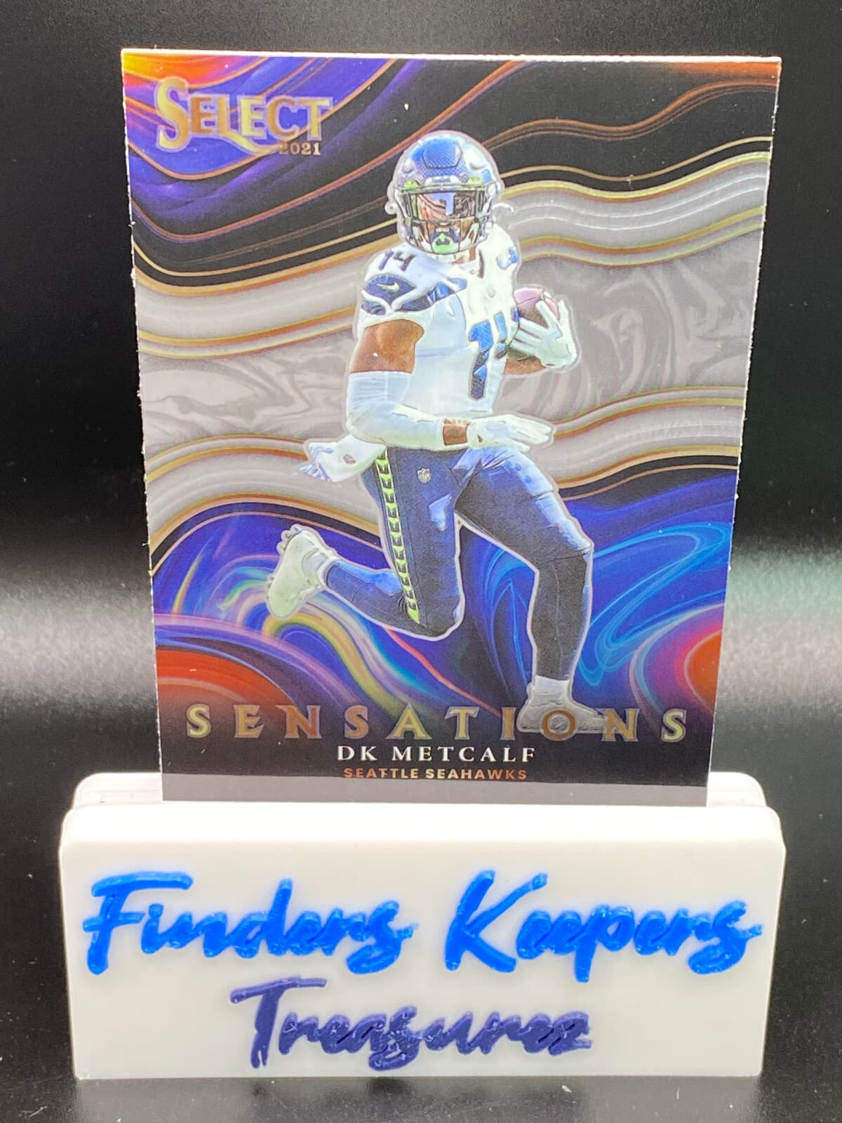 FOTL DK METCALF FOOTBALL SILVE 2021 Panini Select