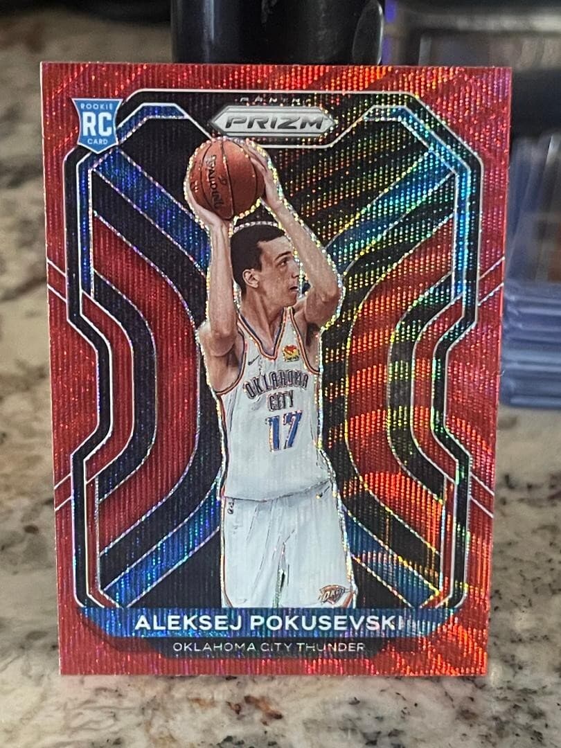 Aleksej Pokusevski Ruby 2020 Panini Prizm 2020 Panini Prizm wave