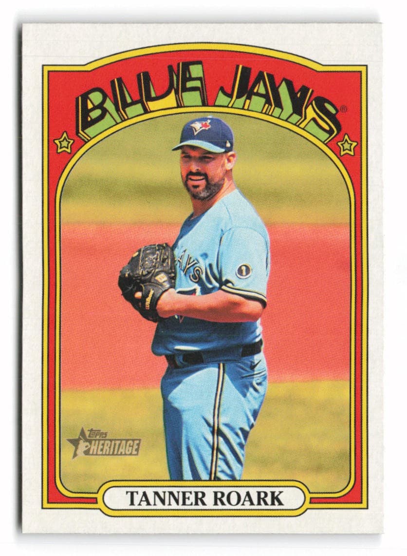 Tanner Roark Toronto 2021 Topps Heritage 2021 Topps Heritage