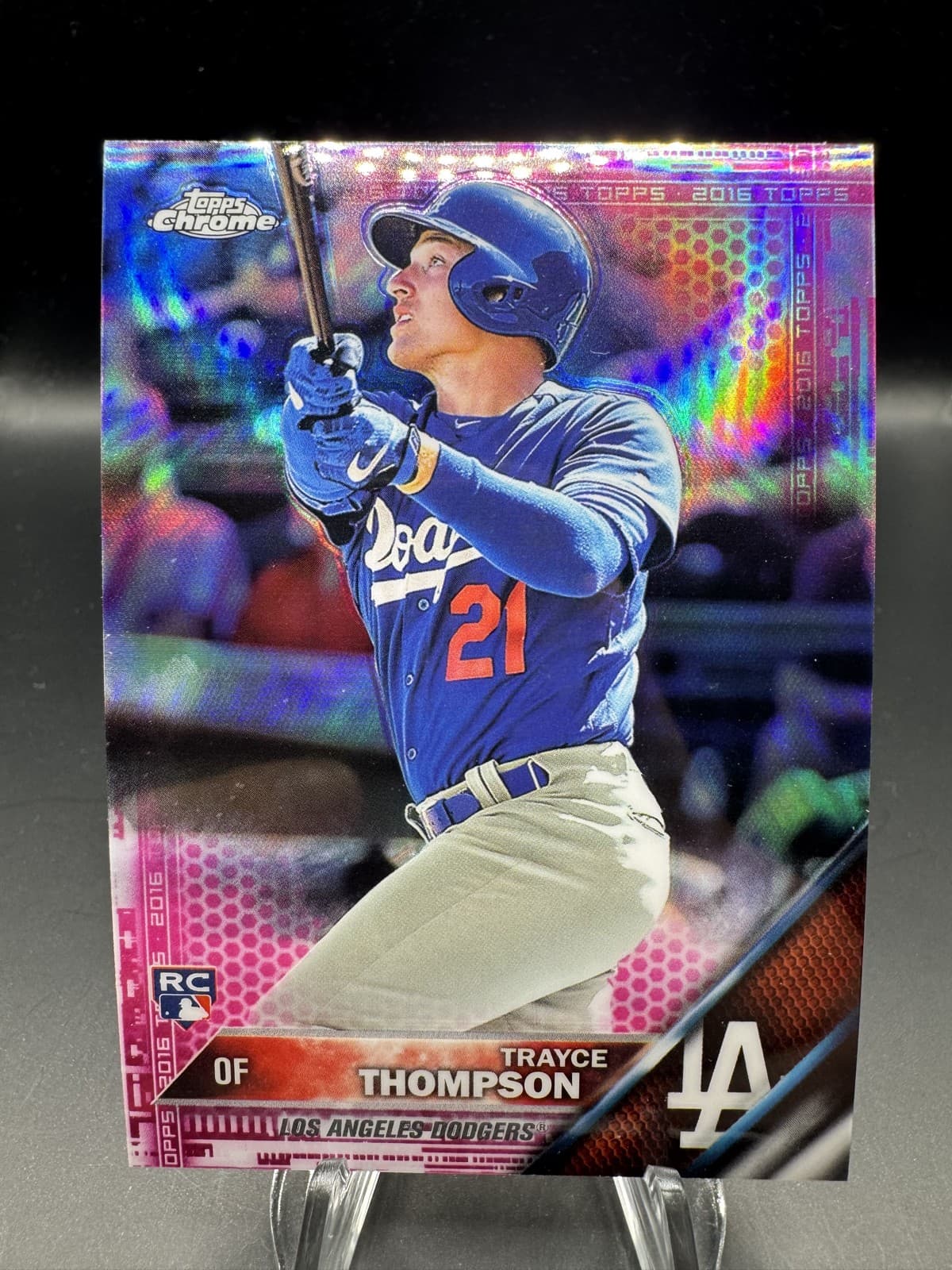 Trayce Thompson Pink 2016 Topps Chrome 2016 Topps Chrome
