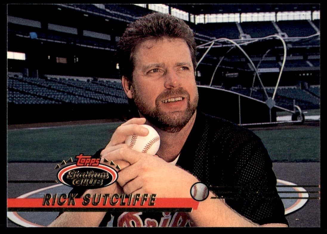 Rick Sutcliffe 1993 Topps Stadium Club 1993 Topps Stadium Club
