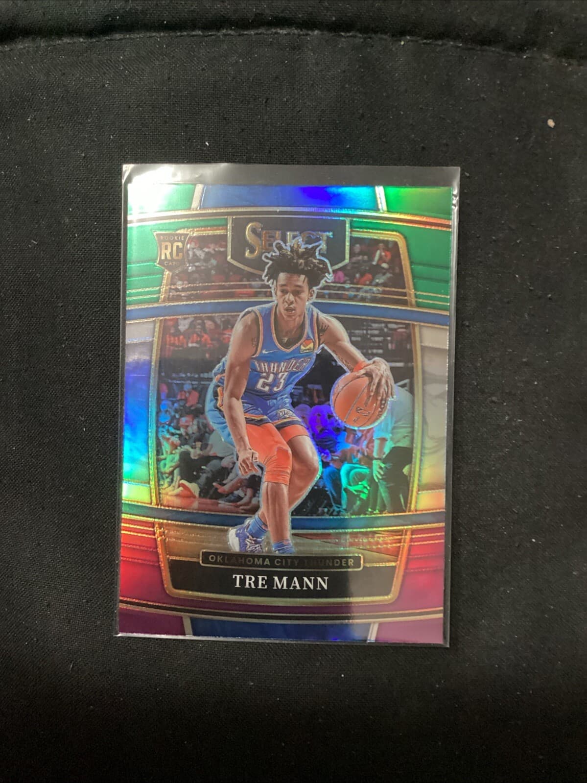Tre Mann Green 2021 Panini Select 2021 Panini Select green-purple
