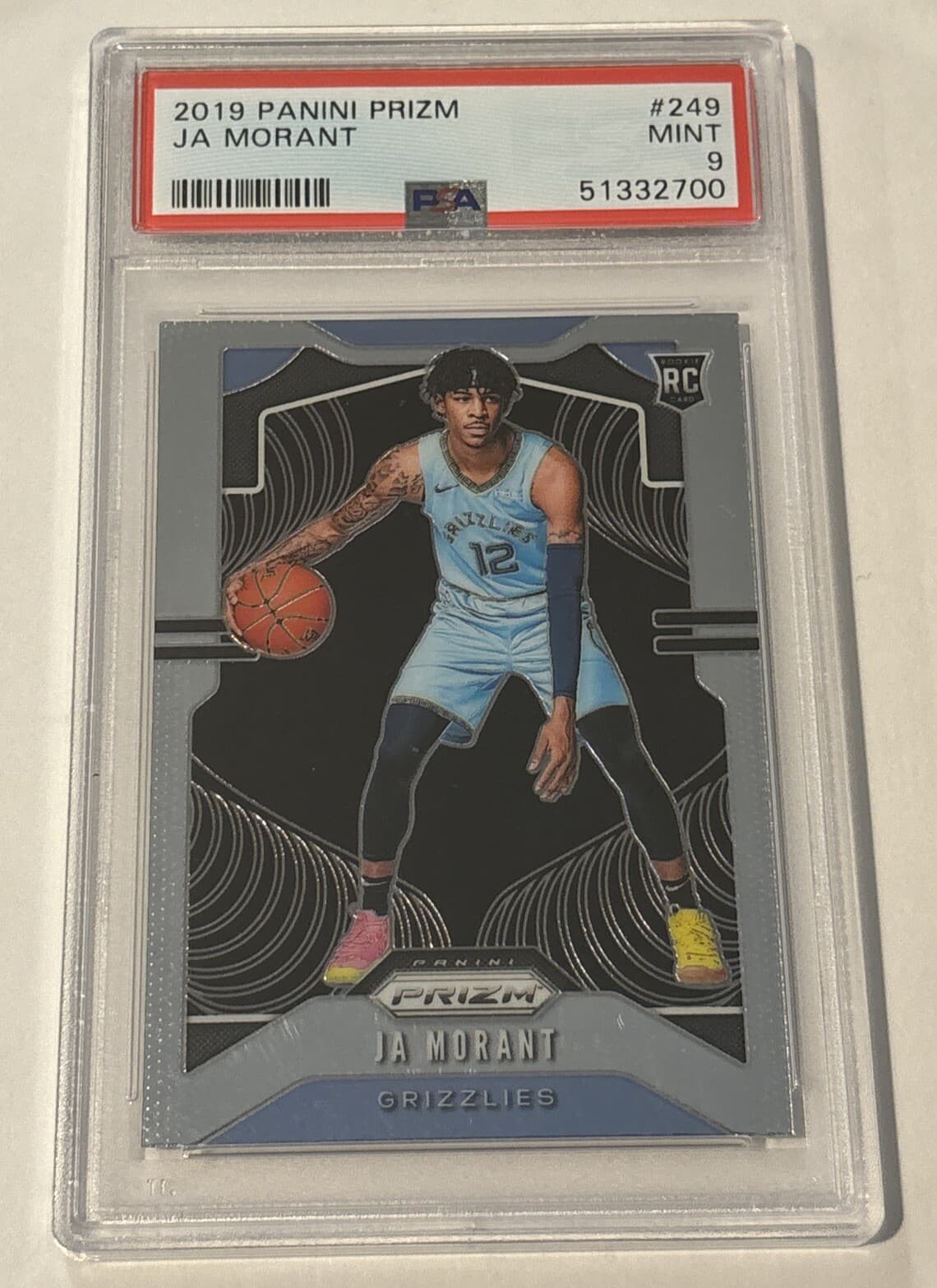 JA MORANT -20 BASKETBALL GRIZZ 2019 Panini Prizm 2019 Panini Prizm