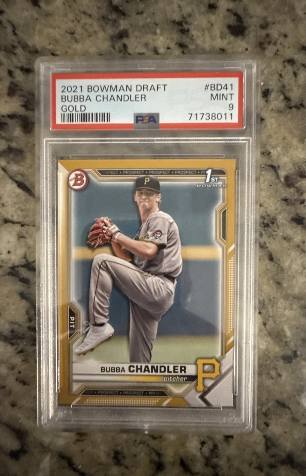 Bubba Chandler 2021 bowman Bowman Draft