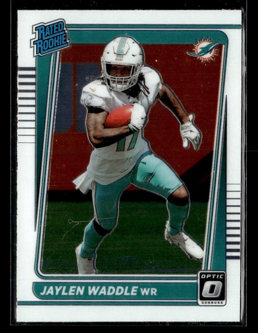 Jaylen Waddle Miami 2021 Donruss Optic 2021 Donruss Optic