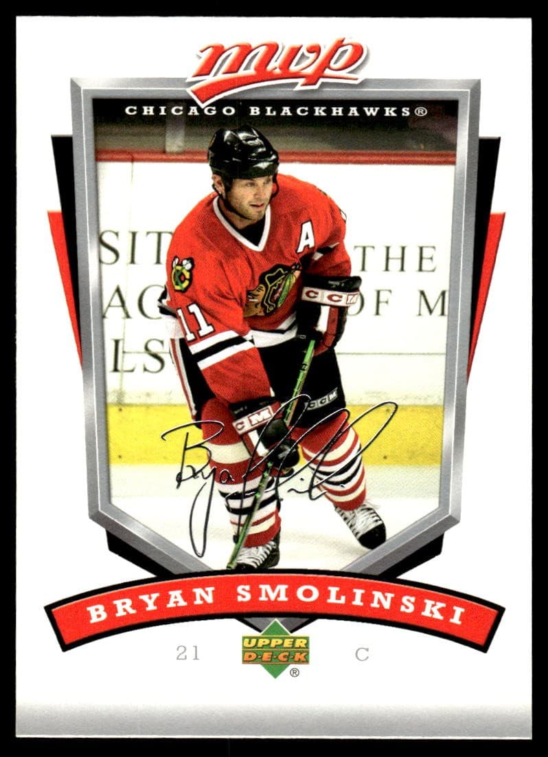 Bryan Smolinski Chicago 2006 Upper Deck 2006 Upper Deck