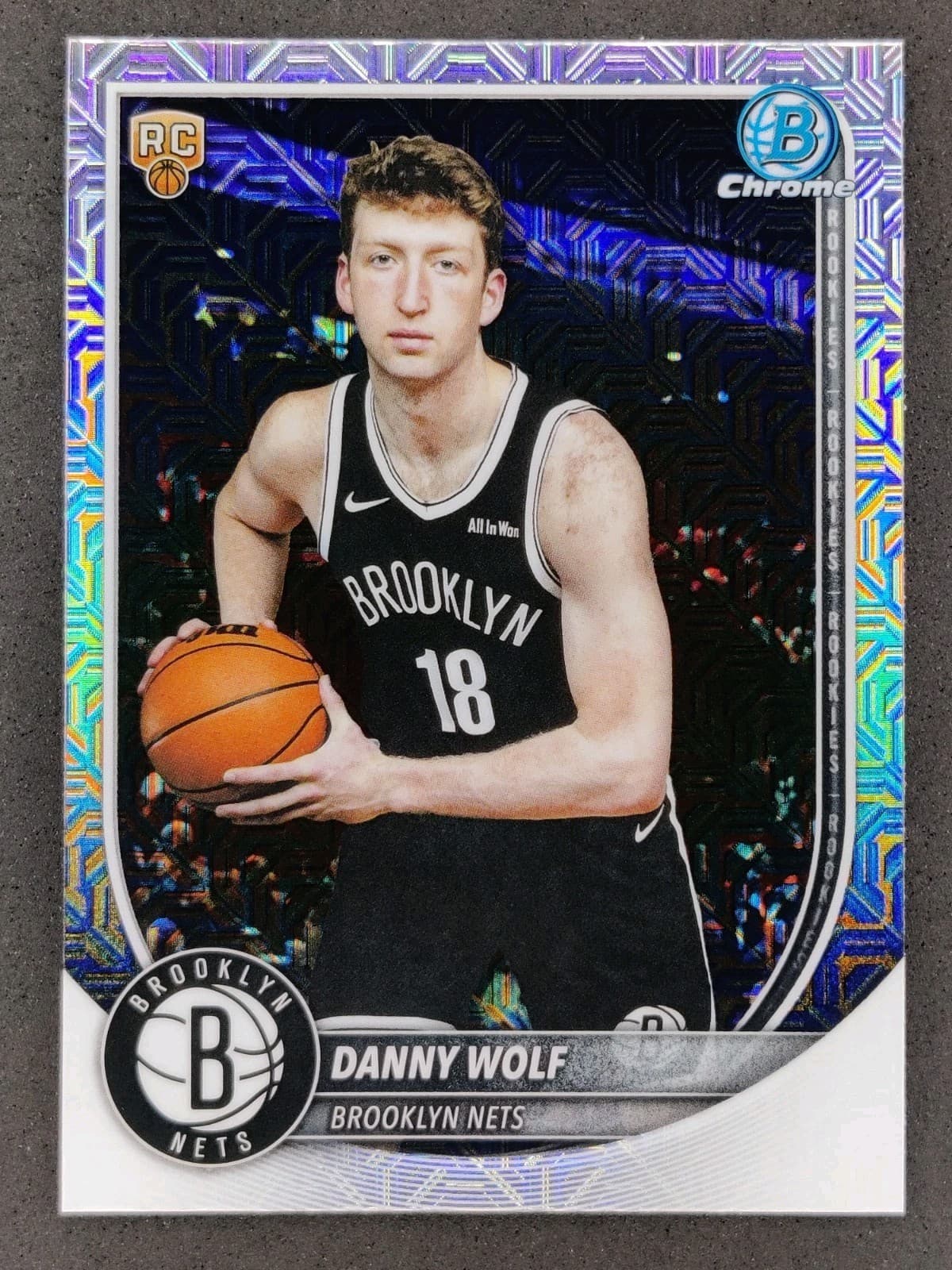 Danny Wolf trading card
