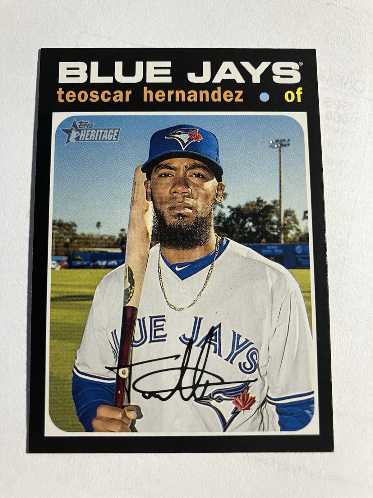 Teoscar Hernandez Baseball 2020 Topps Heritage