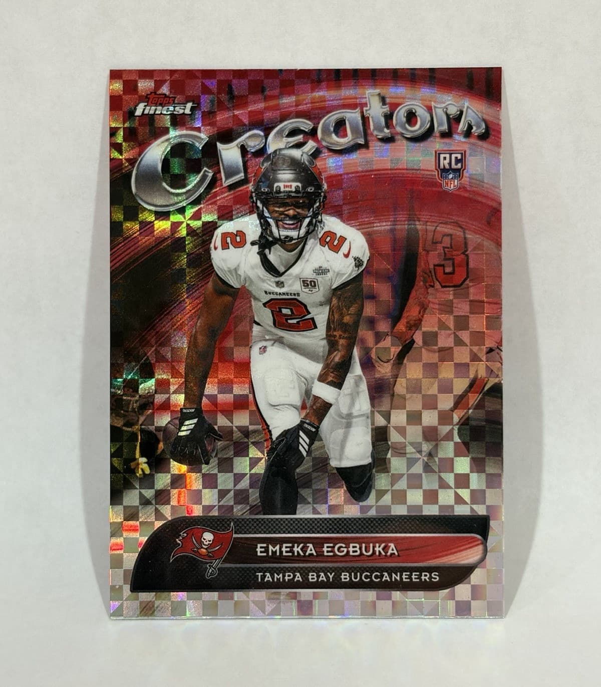 Football Emeka Egbuka 2025 Topps Finest 2025 Topps Finest