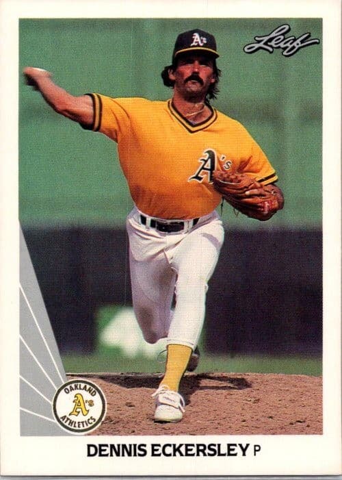 Dennis Eckersley 1990 Leaf 1990 Leaf