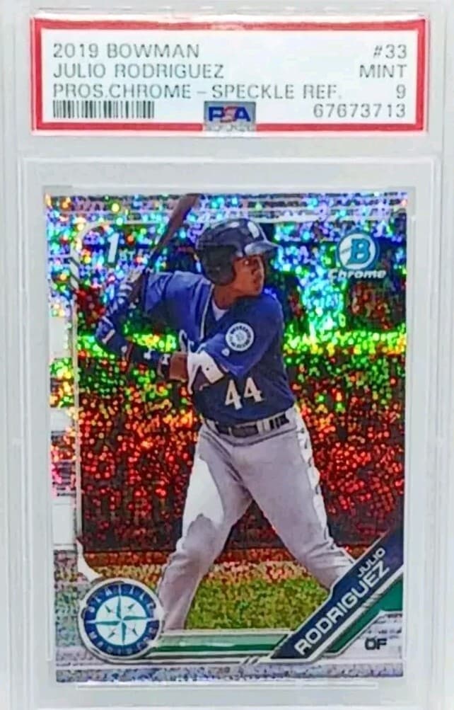 JULIO RODRIGUEZ #/299 Speckle 2019 Bowman Chrome 2019 Bowman Chrome