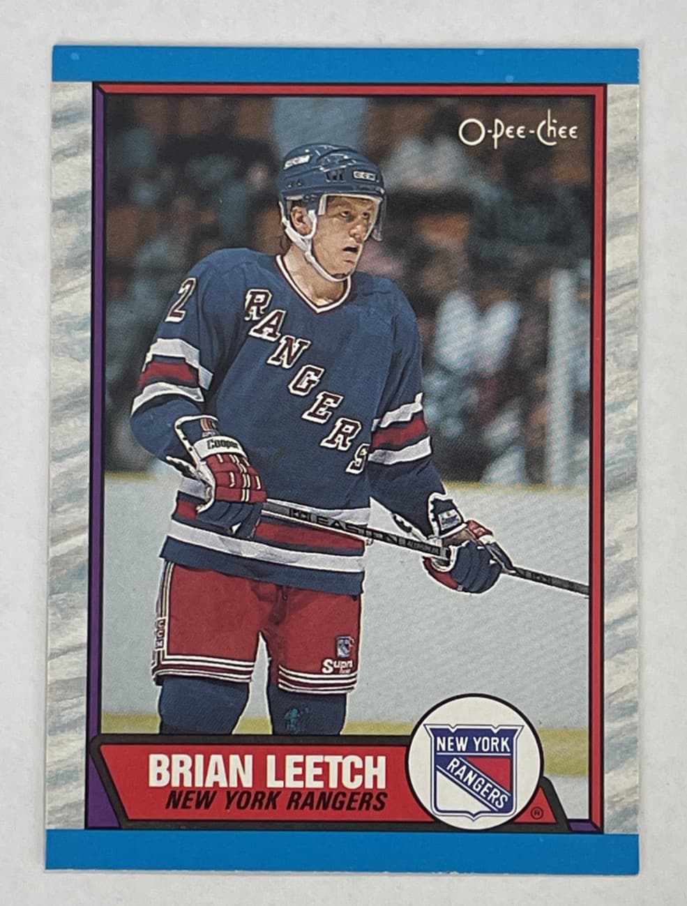 Brian Leetch trading card