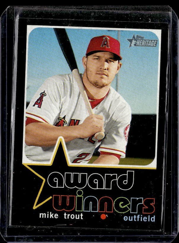 Mike Trout Award 2020 Topps Heritage