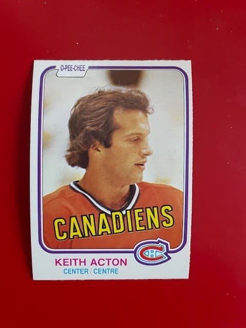 Keith Acton 1981 O-Pee-Chee 1981 O-Pee-Chee