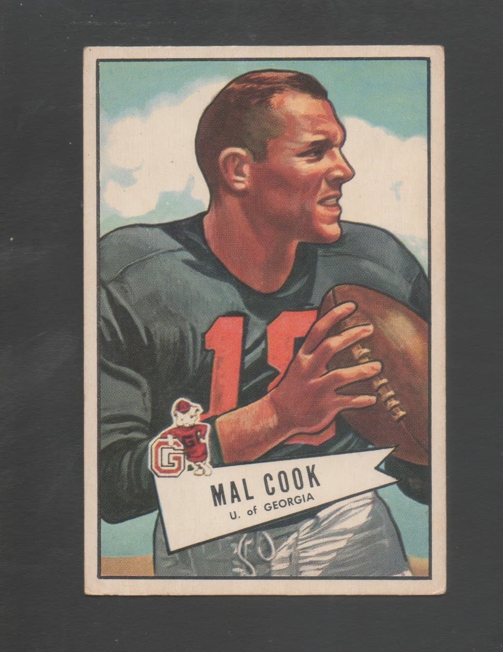 Large Football Mal 1952 Bowman