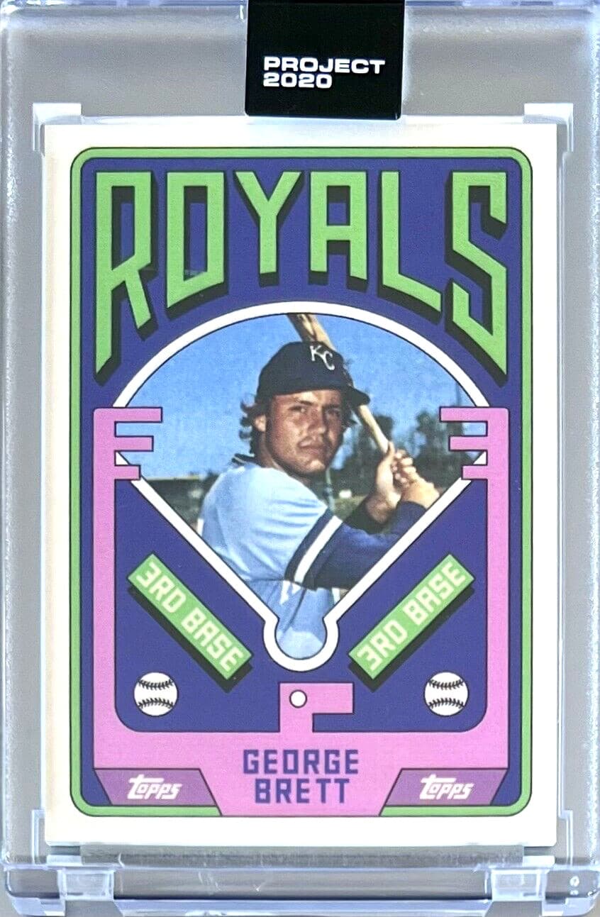 PROJECT GEORGE BRETT HOF by Ar 2020 Topps 2020 Topps
