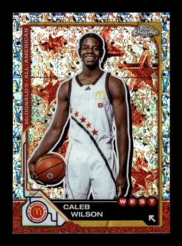 All American Caleb 2025 Topps Chrome 2025 Topps Chrome refractor