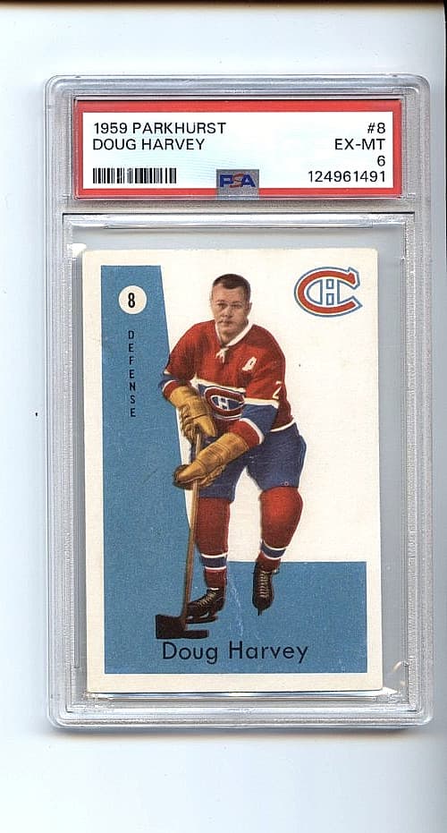 Doug Harvey trading card