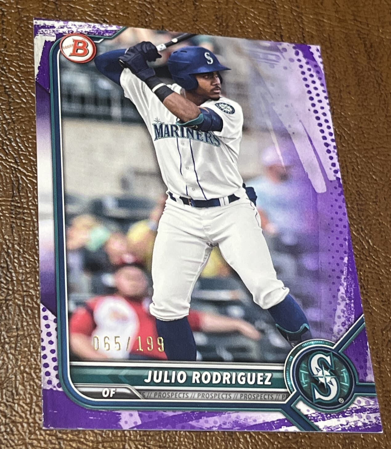 Julio Rodriguez Purple 2022 Bowman 2022 Bowman