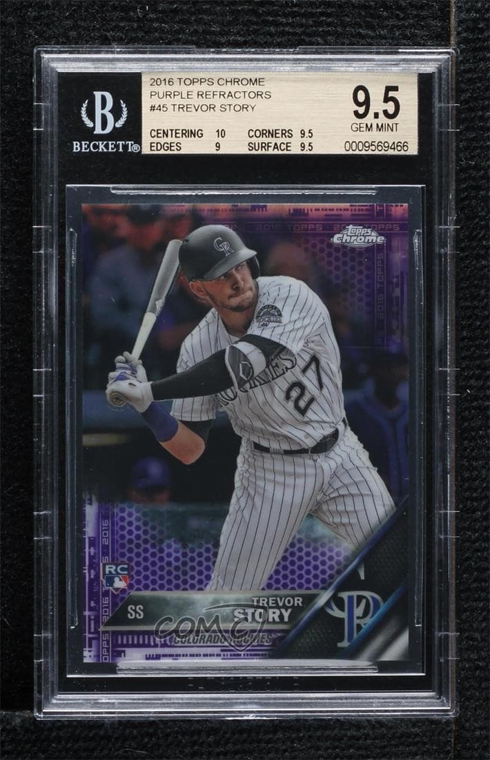 Purple Trevor Story 2016 Topps Chrome 2016 Topps Chrome purple-refractor