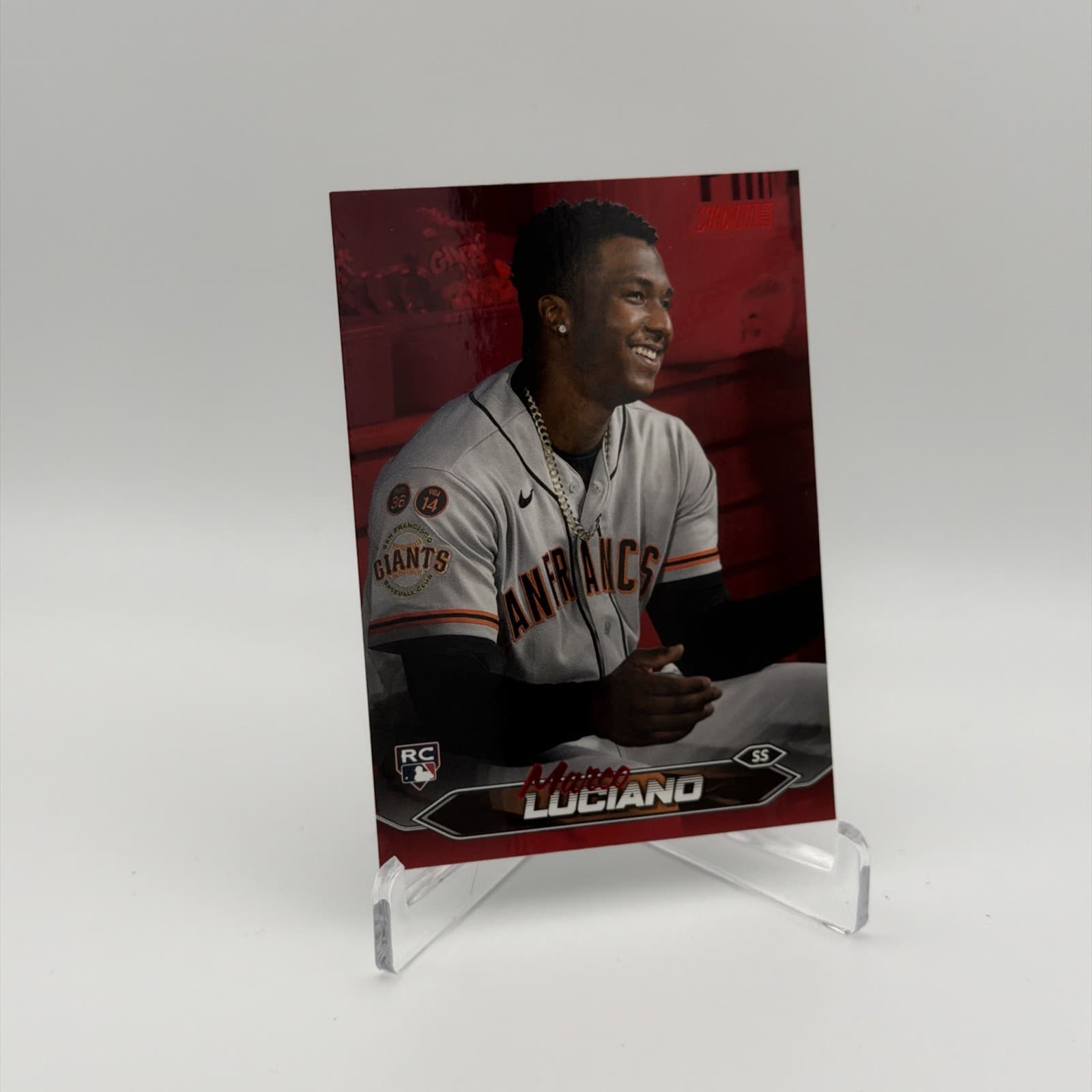 Marco Luciano Red 2024 Topps Stadium Club 2024 Topps Stadium Club