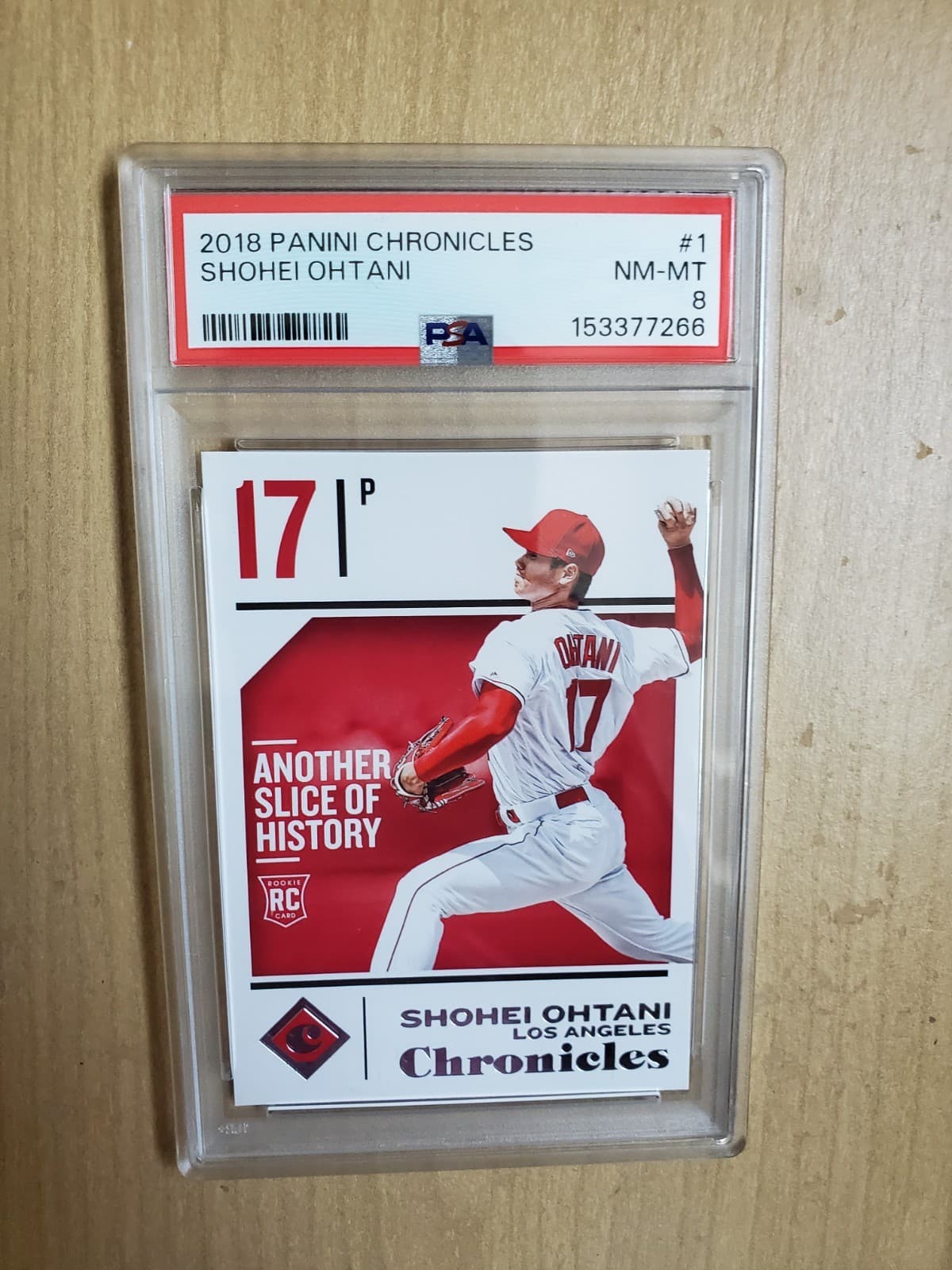 Shohei Ohtani 2018 panini Panini Chronicles