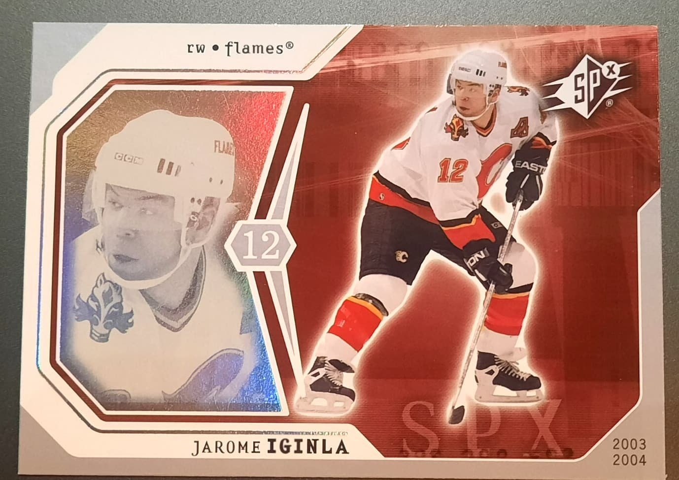 JAROME IGINLA- x-HOLOGRAM 🏒 H 2003 Upper Deck SP