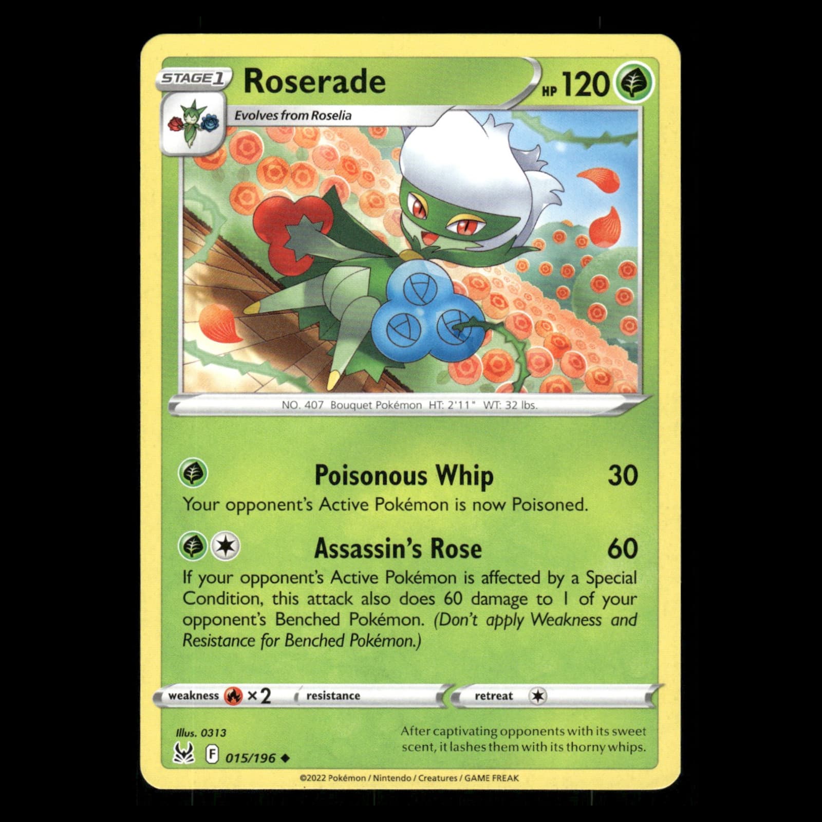 Roserade Sword 2022 Unknown 2022 Unknown