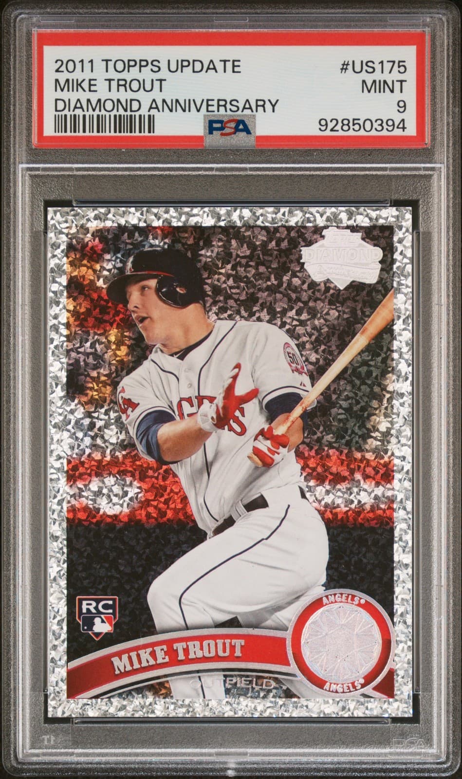 Mike Trout Diamond 2011 Topps Update 2011 Topps Update