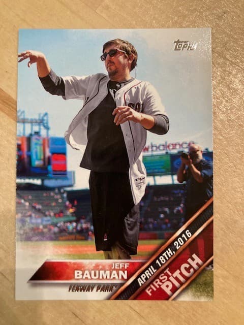 Jeff Bauman First 2016 Topps Update