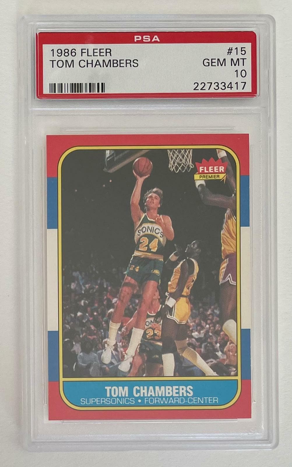 Basketball Tom Chambers 1986 Fleer 1986 Fleer