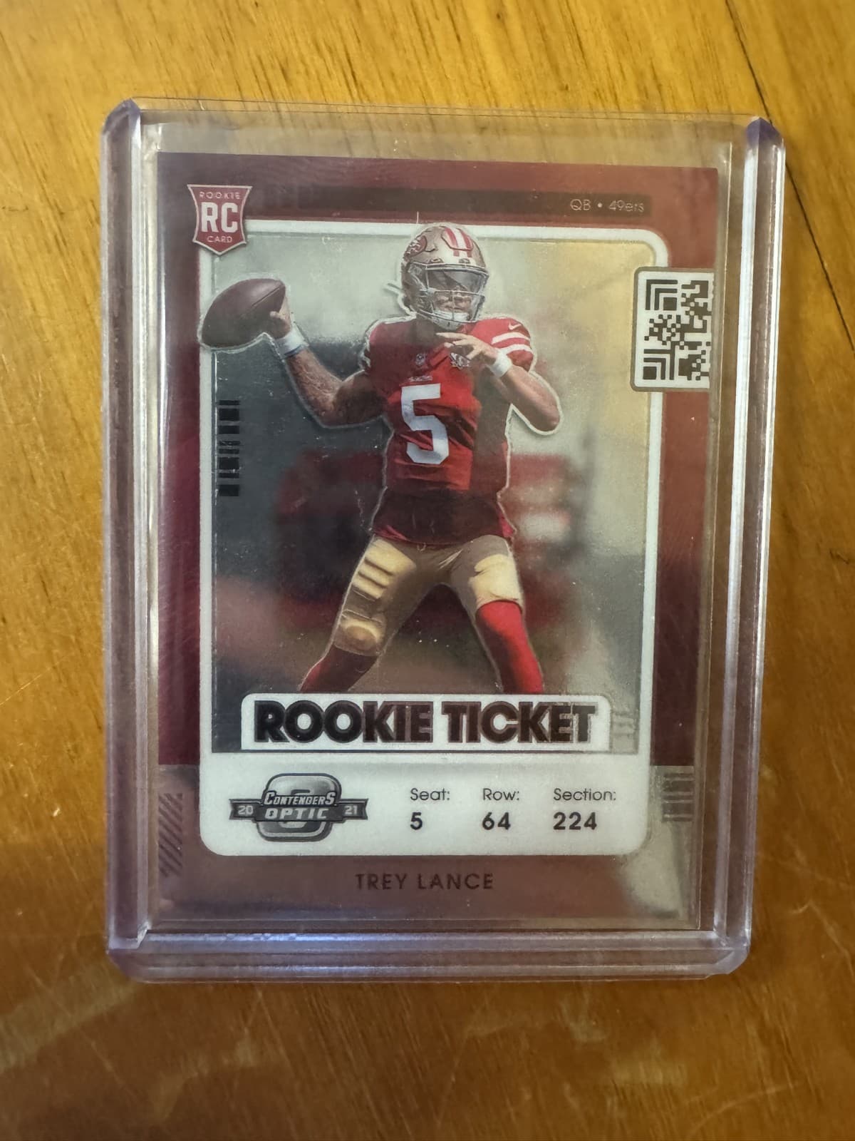Ticket Trey Lance 2021 Panini Contenders 2021 Panini Contenders
